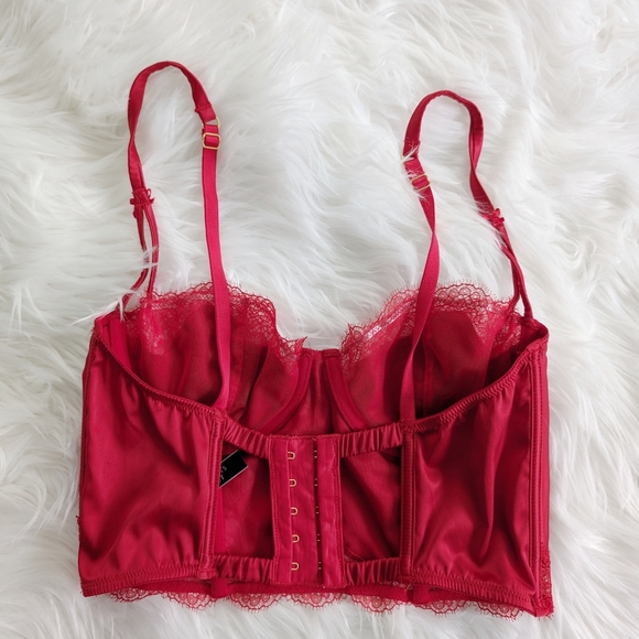 Victoria's Secret red corset bralette - Picture 3 of 7